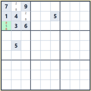 sudoku - gizli ikili